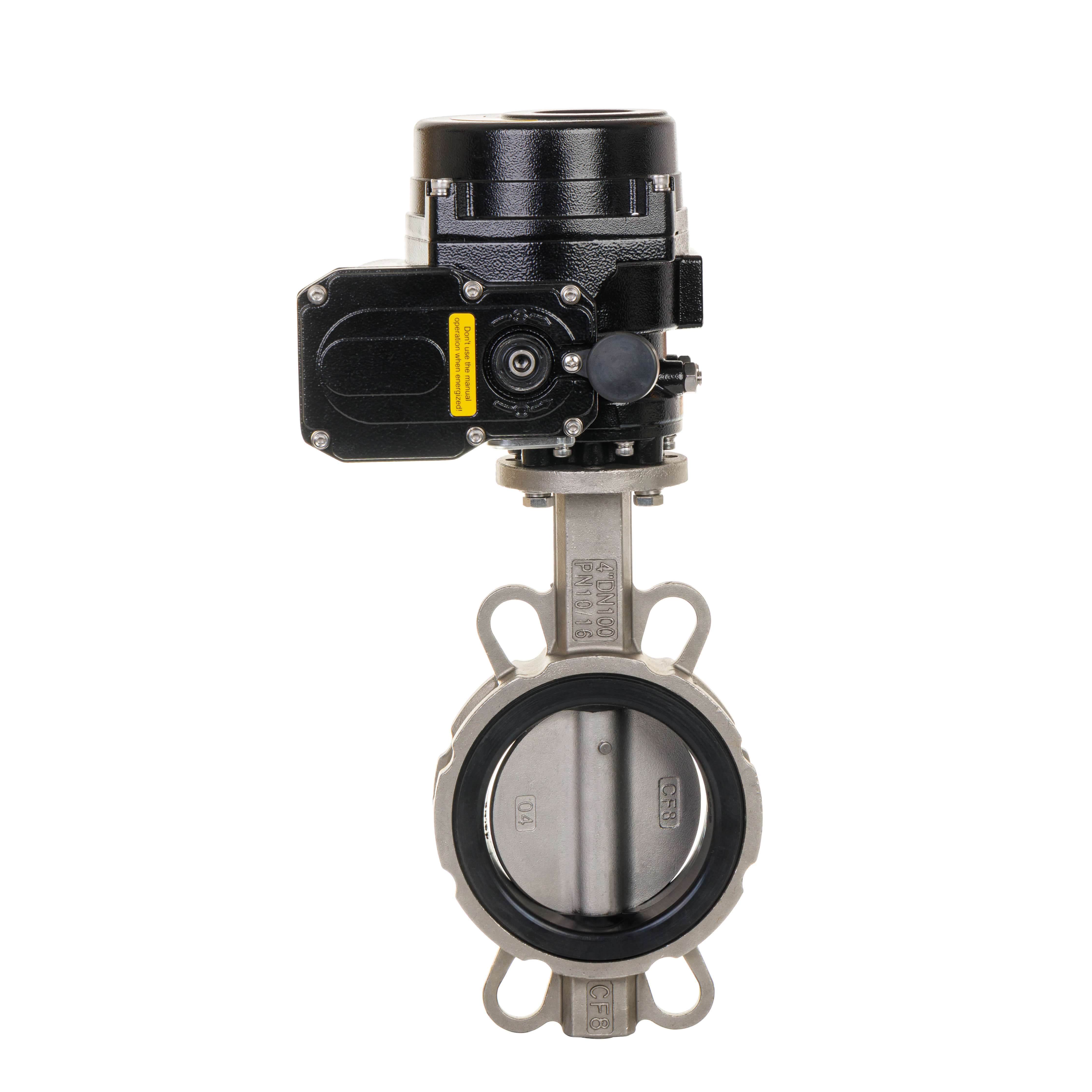 china Electric flanged soft seal butterfly valve manufacturer