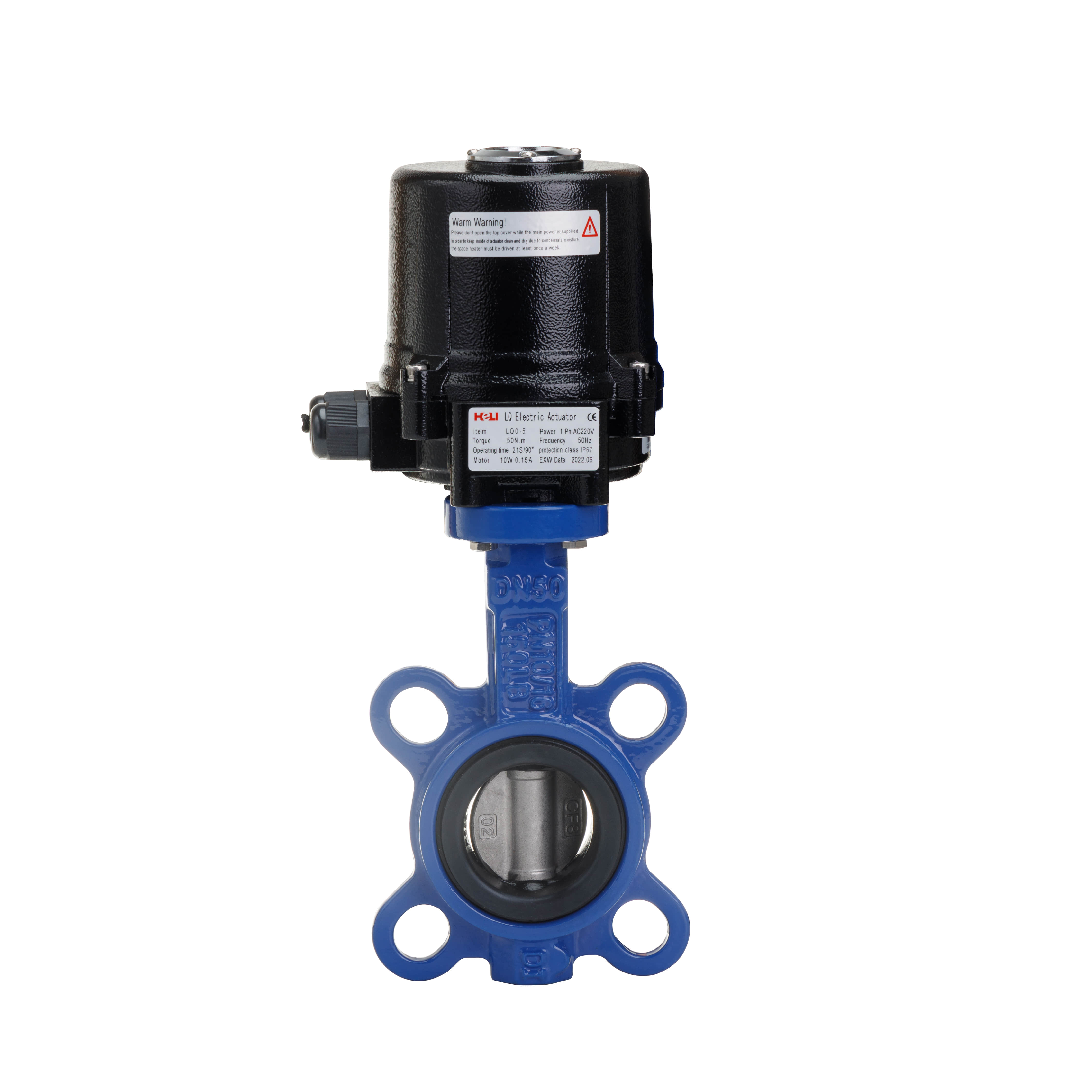 Stainless steel Electric butterfly valve for agricultural irrigation