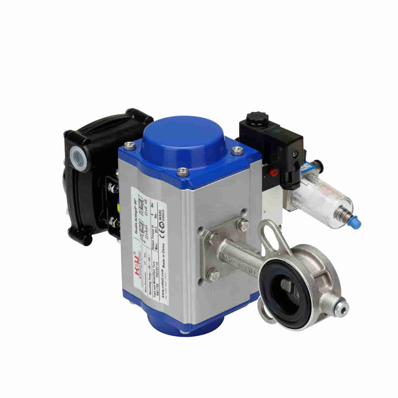 Hydrogen energy Pneumatic butterfly valve-3.jpg