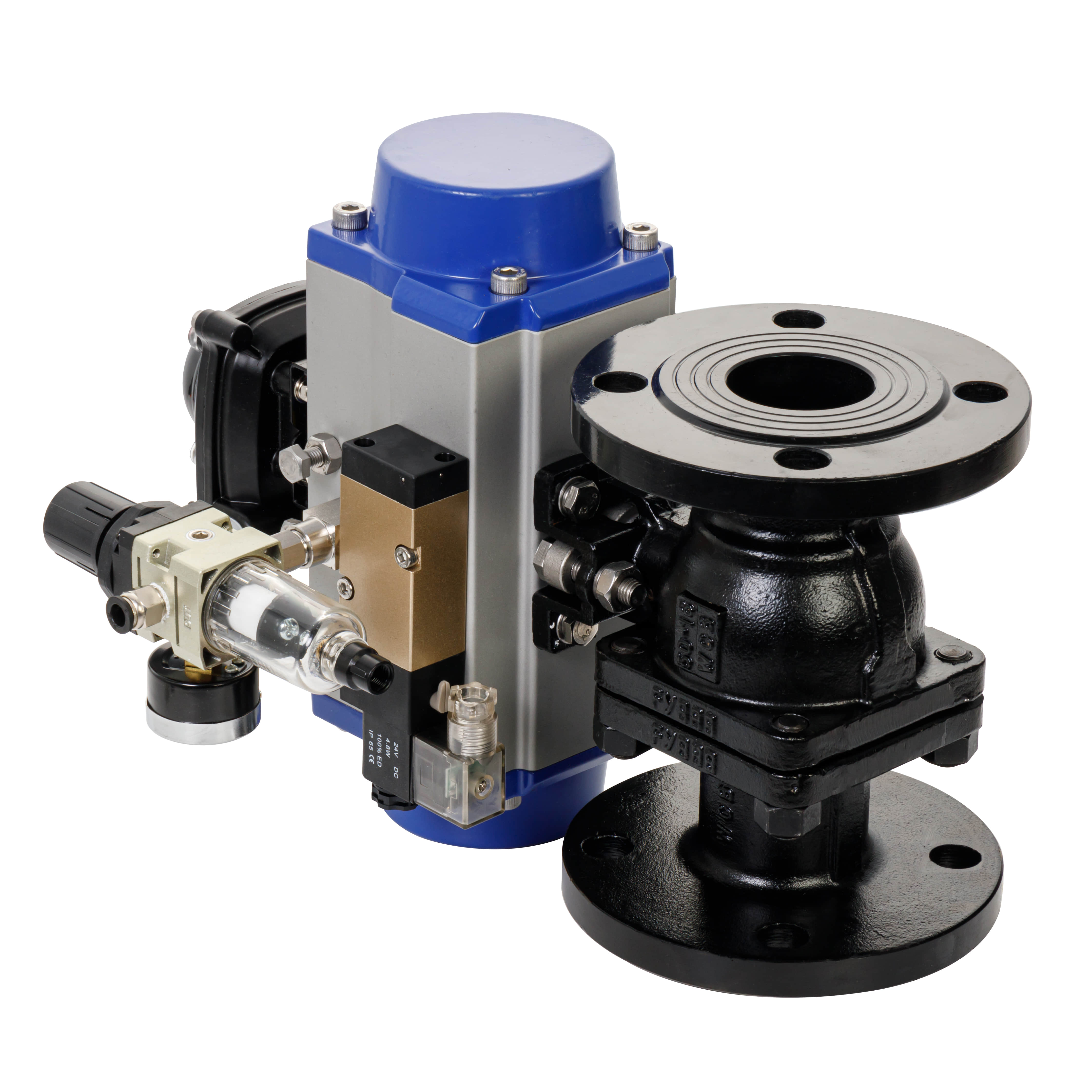 WCB Pneumatic ball valve