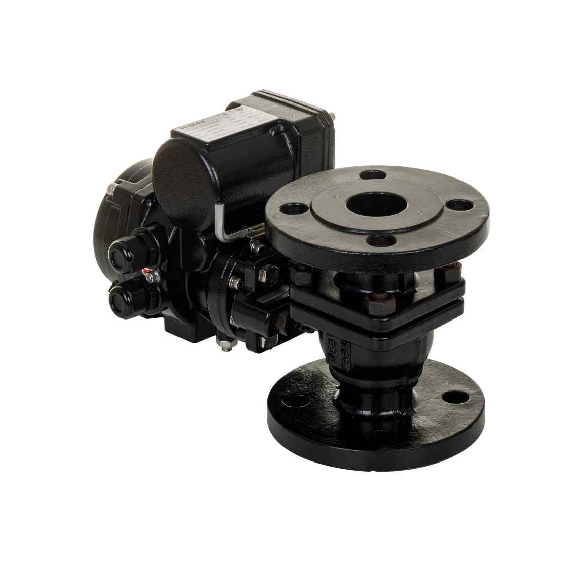 شیر توپ برقی با فلنج انرژی هیدروژنی