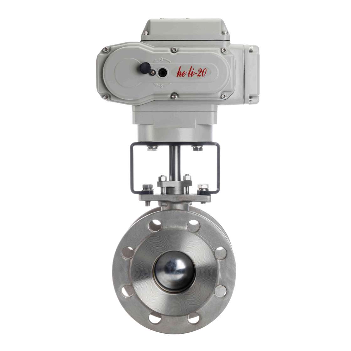 Electric V-ball valve