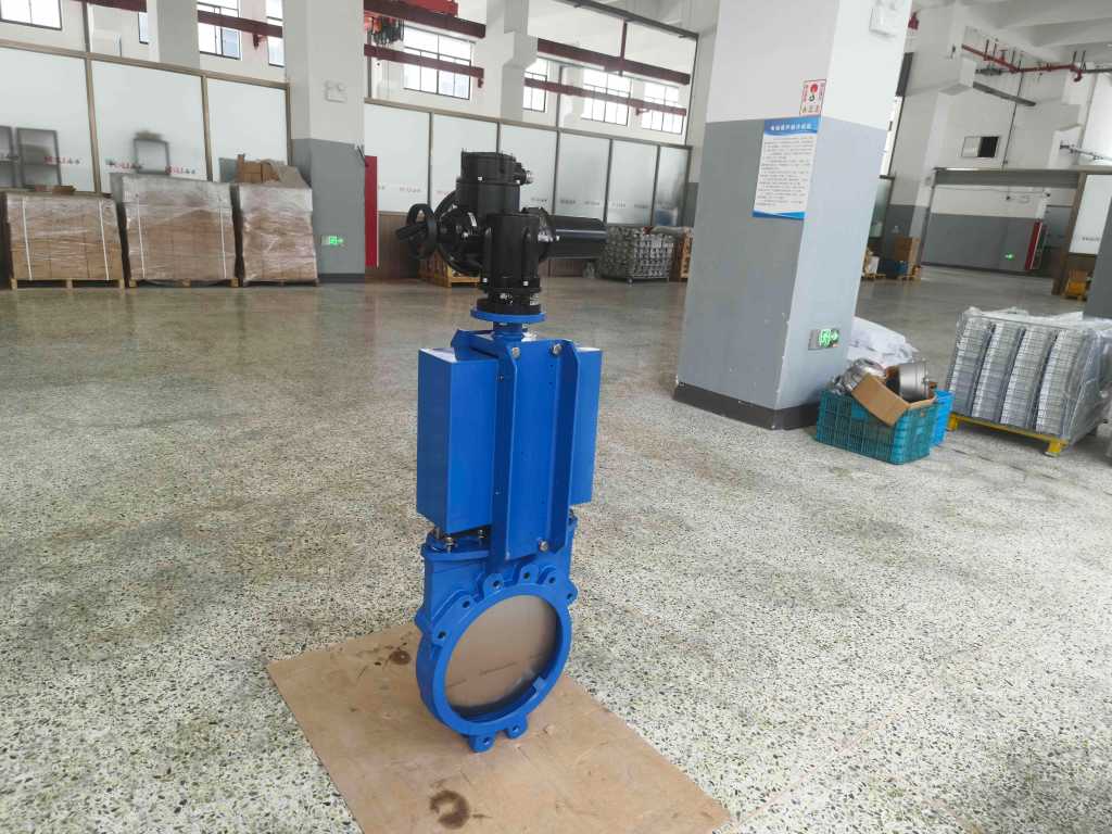 Electric flat gate valve