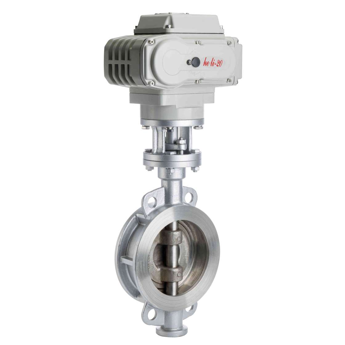 WCB Electric three eccentric butterfly valve