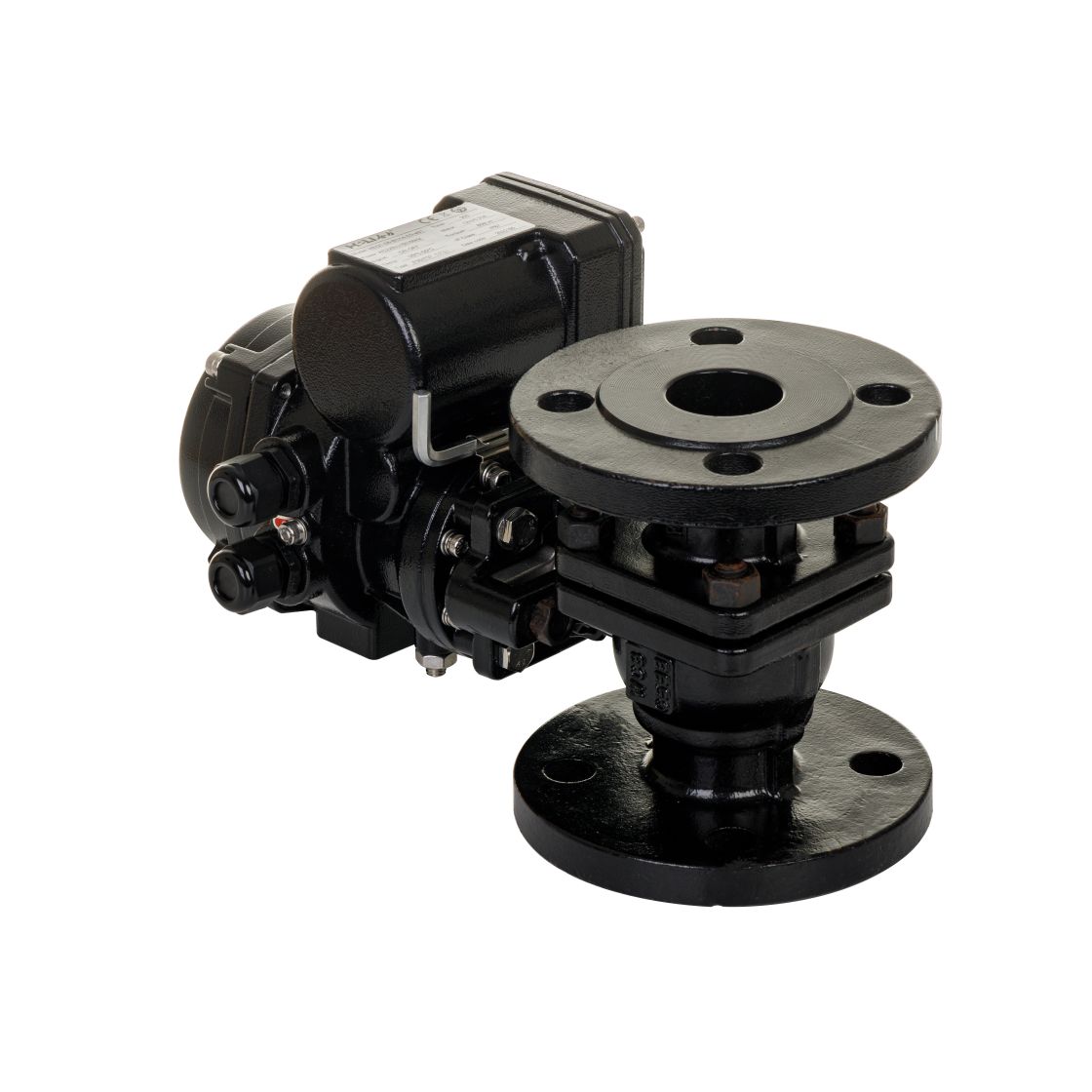 شیر توپ برقی با فلنج انرژی هیدروژنی