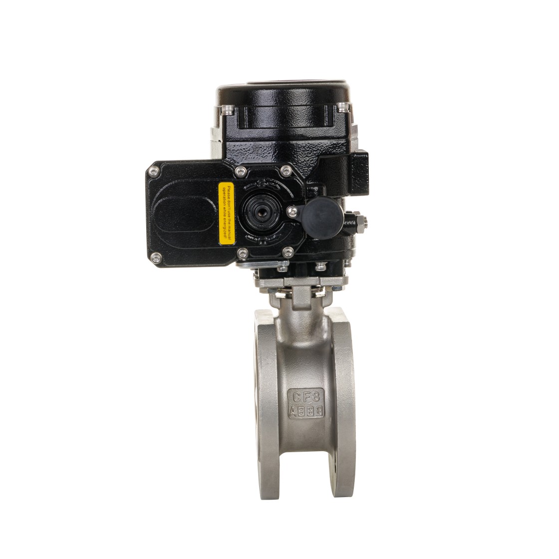 Электрический фланцевый жесткий уплотнительный дисковый клапан для водородной энергии